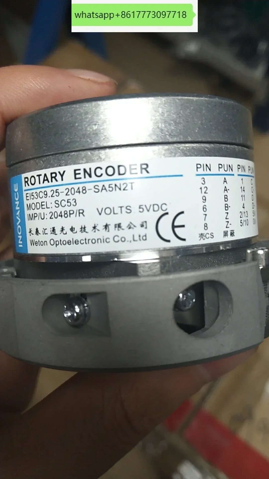 엘리베이터 EI53C9.25-2048-SA5N2T 인코더 ERN 2048 62S14 Heidenhain 1387