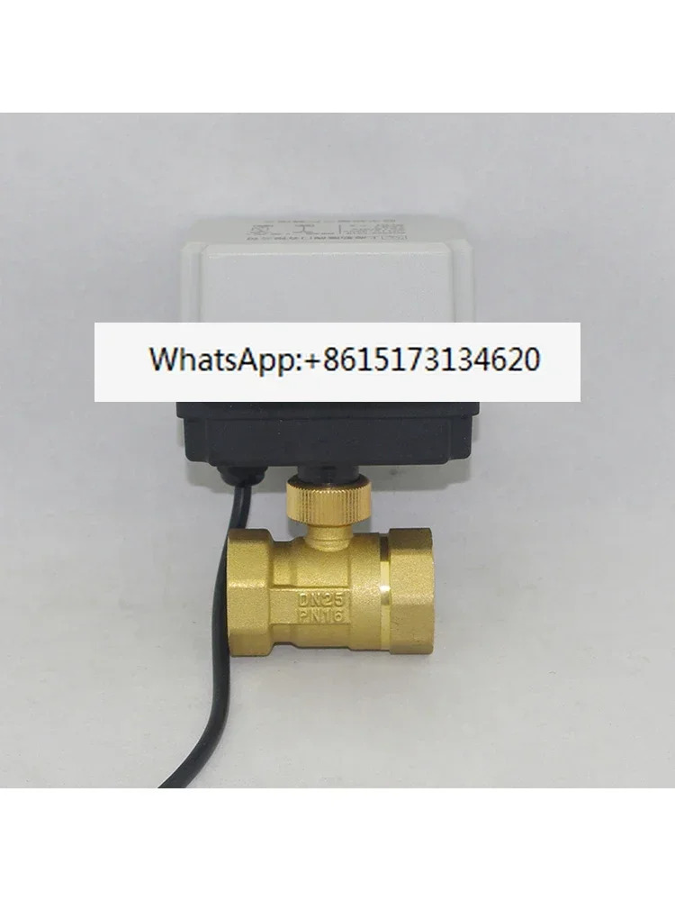 220V 2-3방향 24V 전기 볼 밸브 4점 6점 1인치 2인치 DN15 20 25 3선 2제어