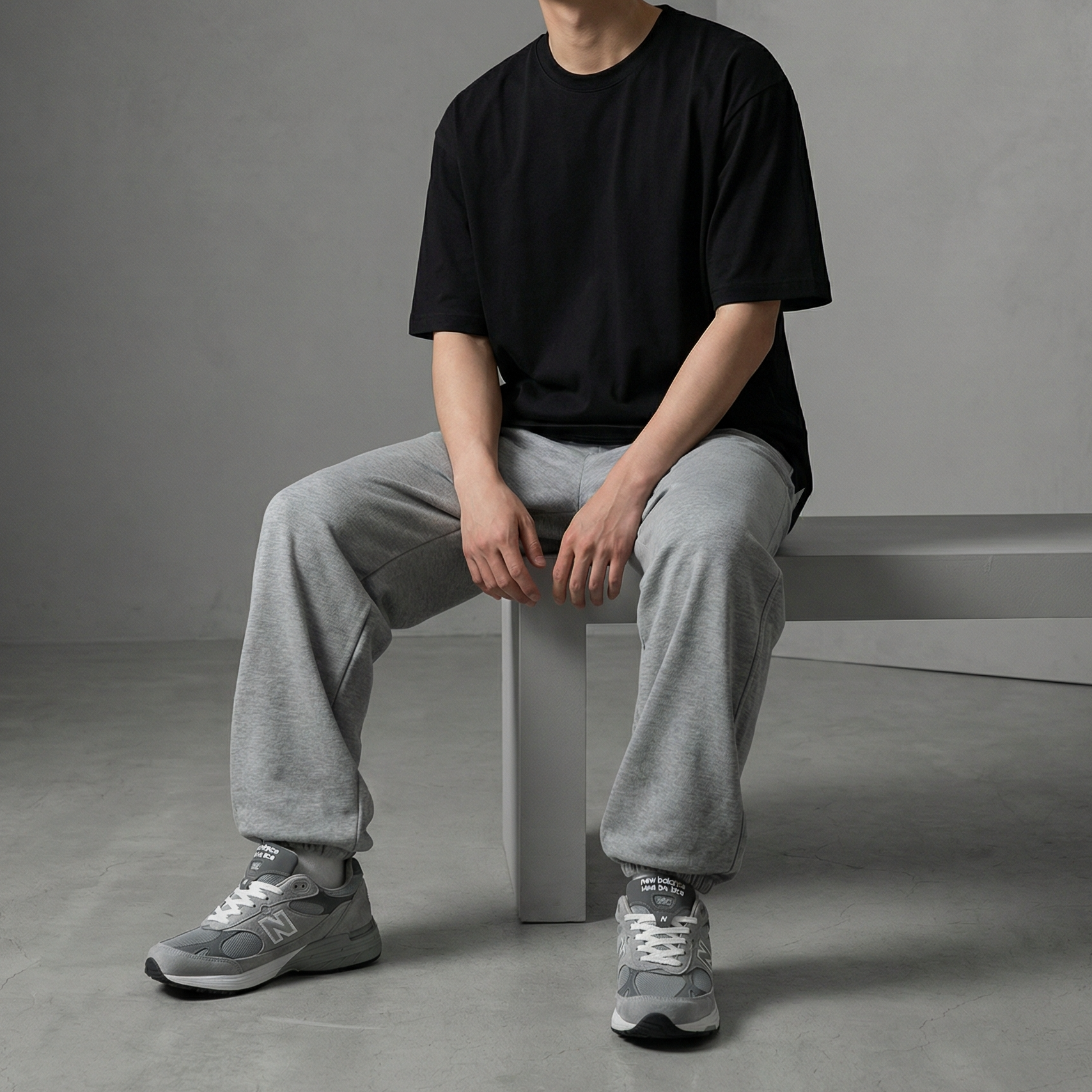 남자 레이어드티 20수 면티 남성 이너 무지 반팔 흰티 이미지 6