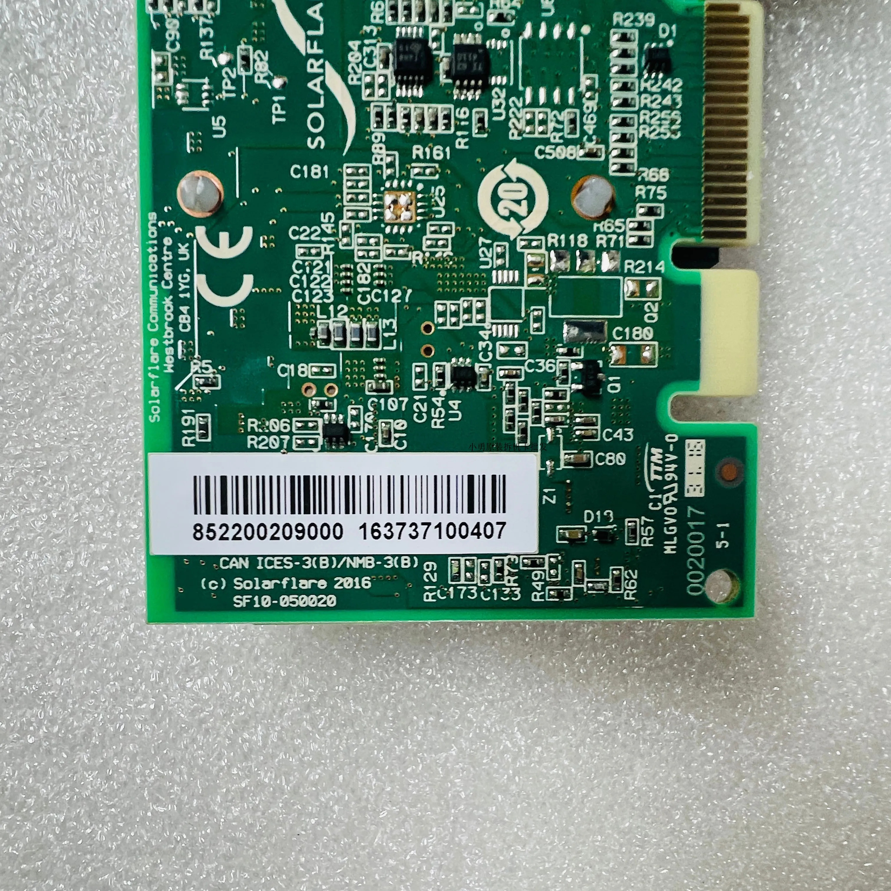 Solarflare SFN8522 X2522 PLUS 10Gb 낮은 대기 시10Gb 듀얼 네트워크 인터페이스 카드용