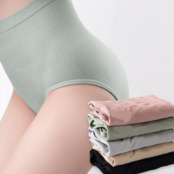 무봉제 보정 속옷 심리스 하이 웨스트 보정 속옷 힙업 복부 - 상품 이미지