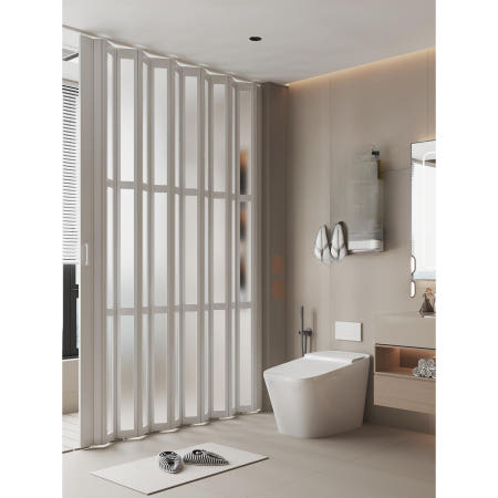 [해외]무타공 슬라이딩 도어 diy 미닫이 분리 접이식 간이중문 슬라이딩도어