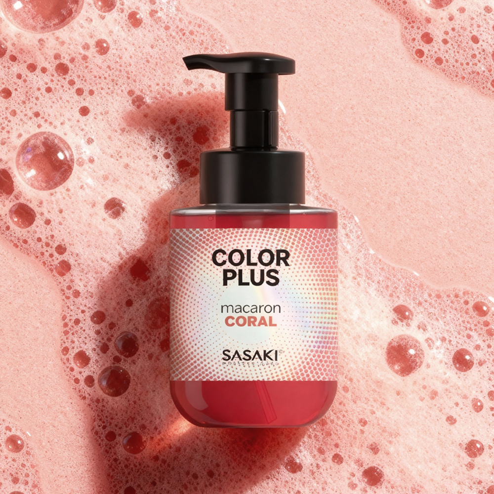 사사키 마카롱 보색 염색 컬러 샴푸 코랄 300ml 이미지 3