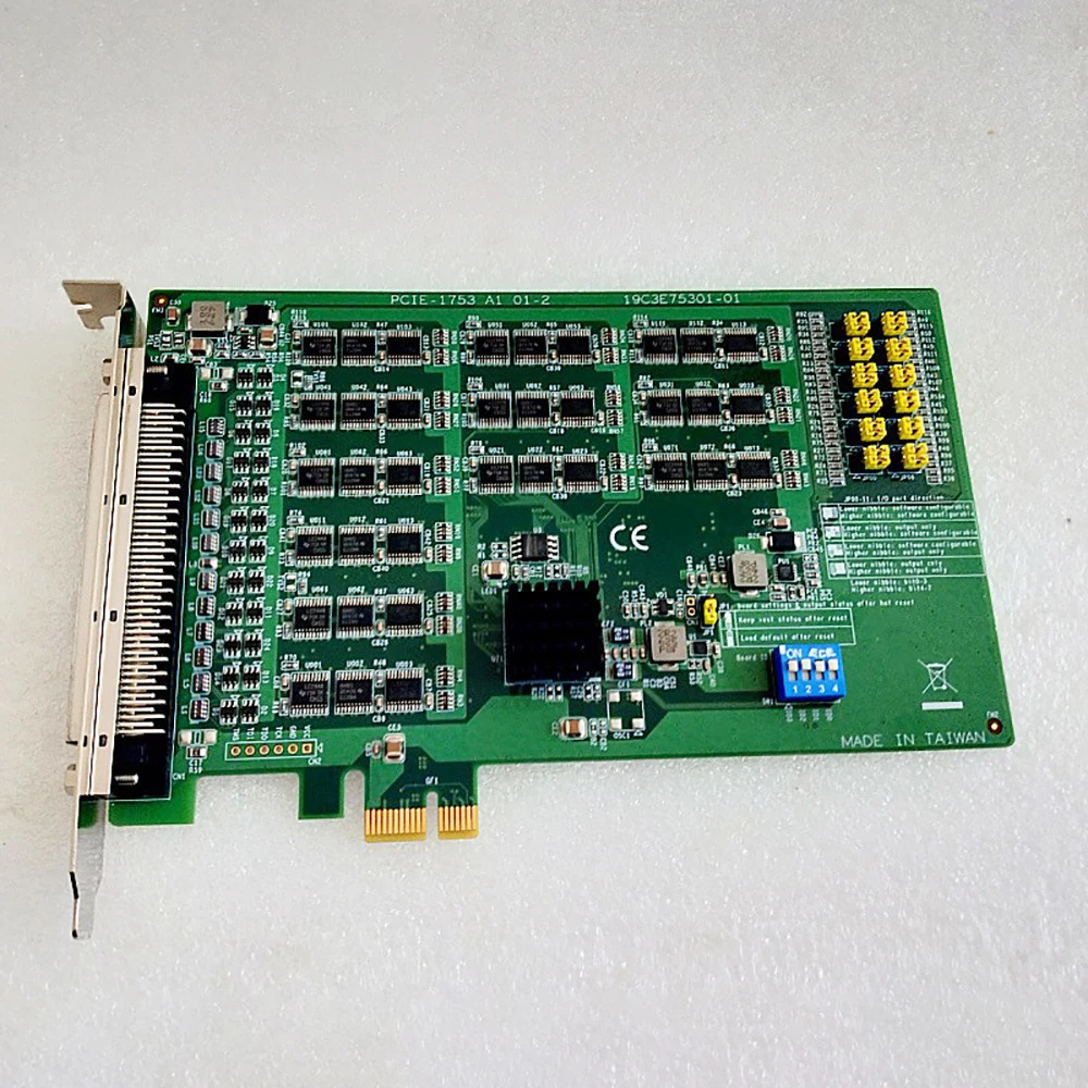 어드밴텍96채널 데이터 캡처 카드 디지털 수량 I/0 PCIE-1753 A1 01-2