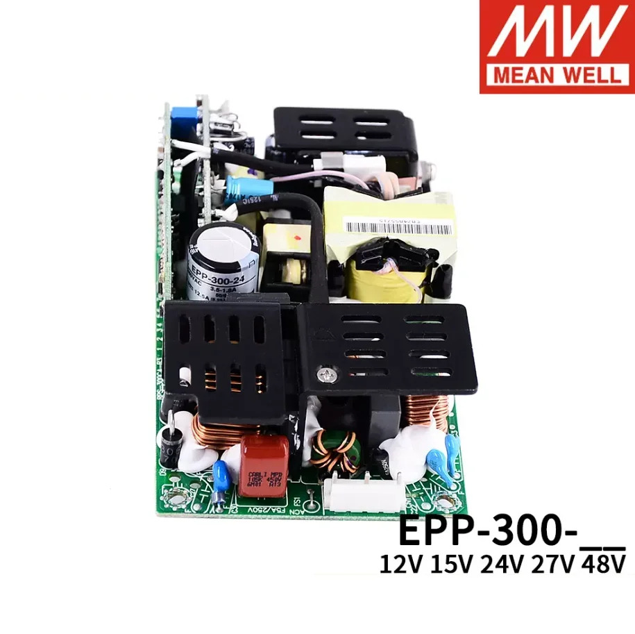 Mean Well EPP-300 300W 베어 보드 스위칭 전원공급장치12V 15V 24V 27V 48V 고효율 에너지 절약 저손실 SMPS