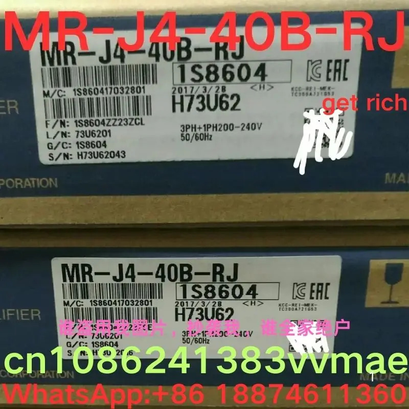 서보 드라이버 MR-J4-40B-RJ 신