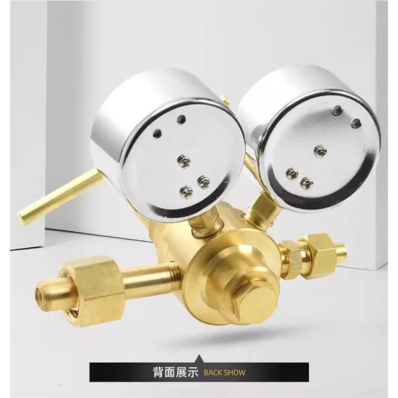 감압밸브 YQD-370A 초고압 16x25MPa 조정 가능구리 CO2 압력 게이지