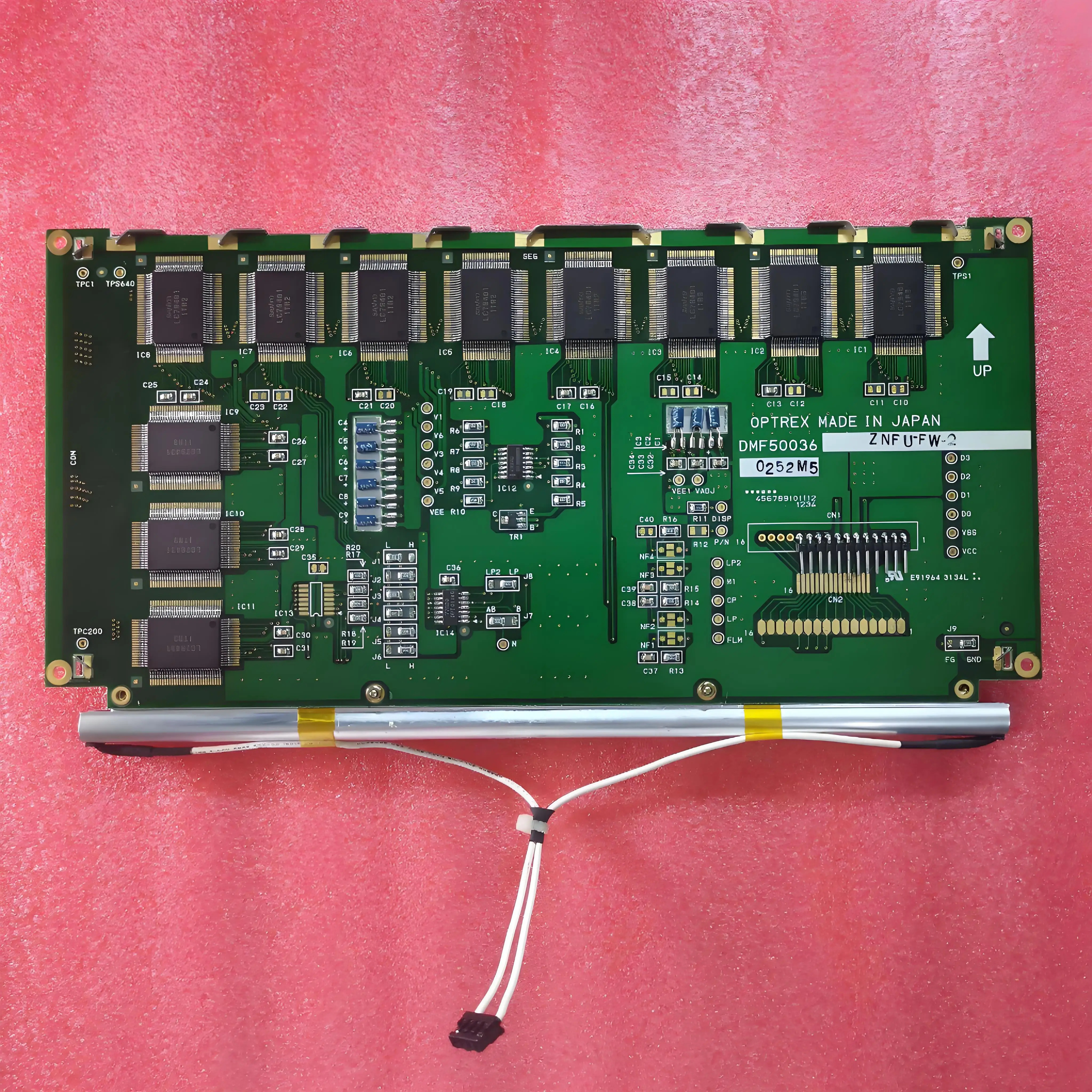 DMF50036ZNBU-FW-BAN 단색 CCFL LCD 패널 DMF-50036ZNBU-FW-BAN 9.6 인치 640x200 신