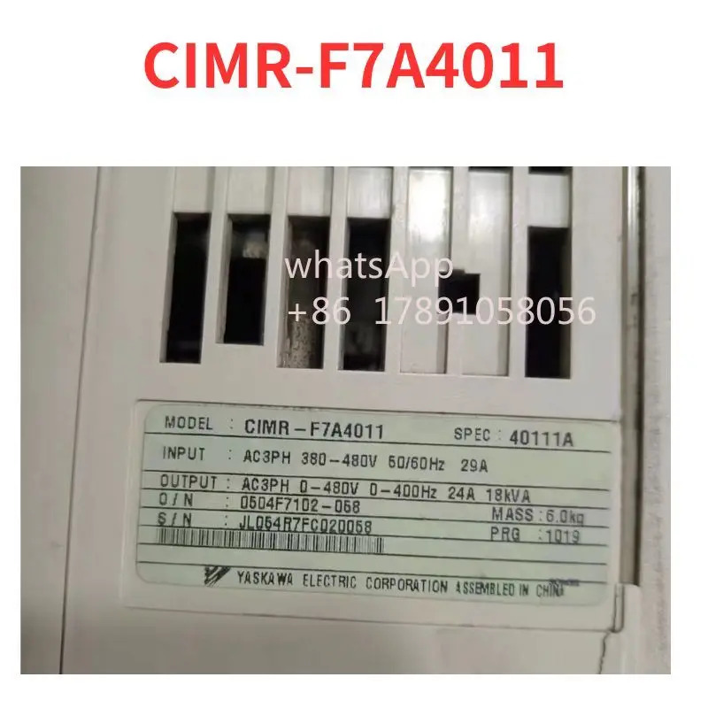 CIMR-F7A4011 주파수 변환기 리퍼 완료