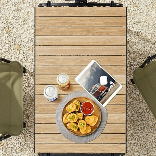 접이식 캠핑 웨건 테이블 휴대용 캠핑 카트 테이블 알루미늄 피크닉