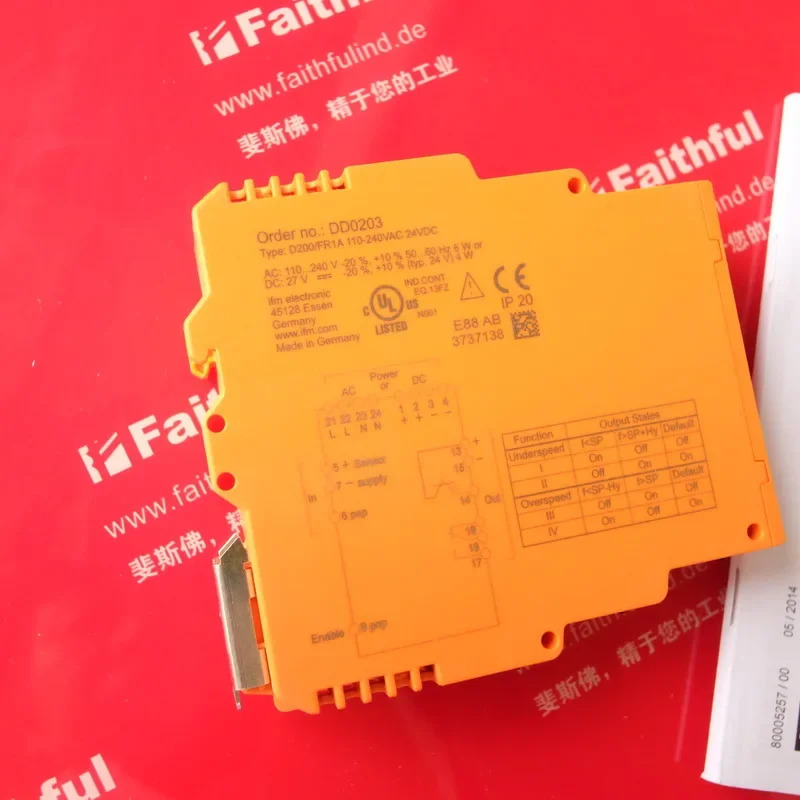 IFM DD0203 모듈 D200/FR1A 110-240VAC 24VDC