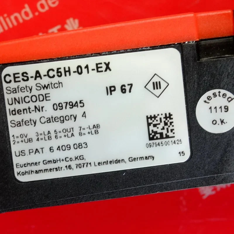 오리지널 Euchner 안전 모듈 CES-A-C5H-01-EX 097945