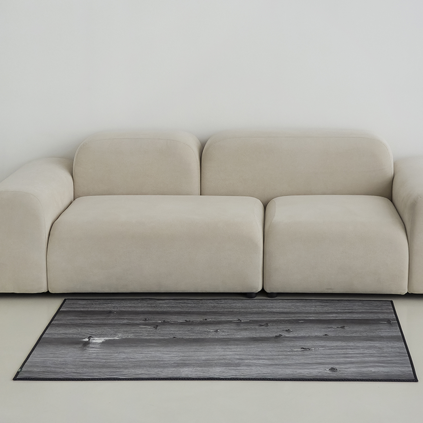 모노서프 소프티 발수 러그 사계절 단모 거실 침실 소프트 카페트 단일 색상, 100x150cm - 상품 이미지