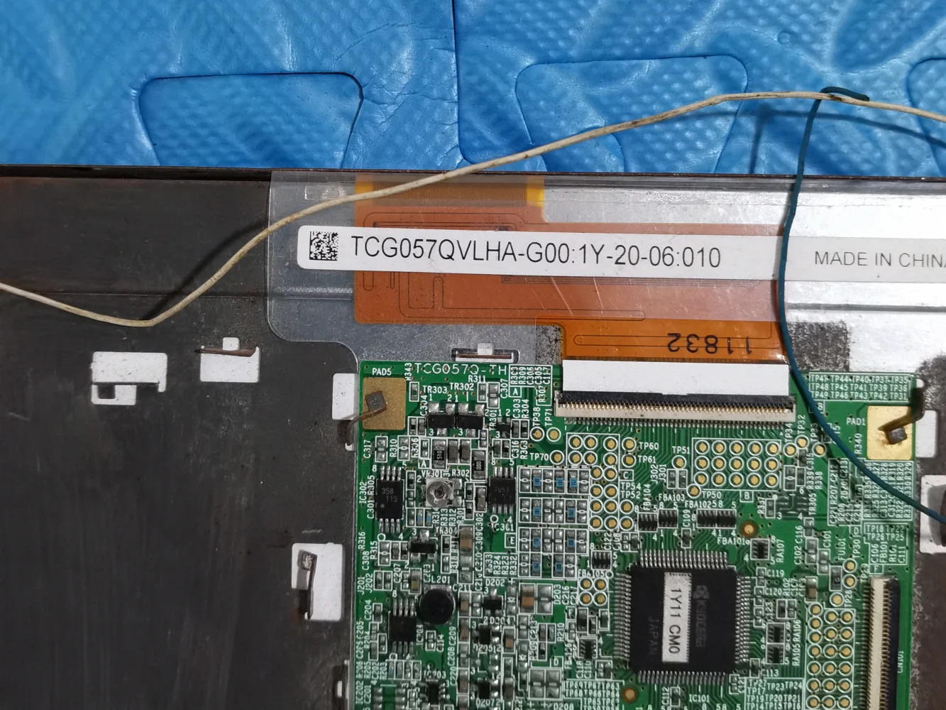 오리지널 5.7인치 TCG057QVLHA-G00 LCD 디스플레이 화면