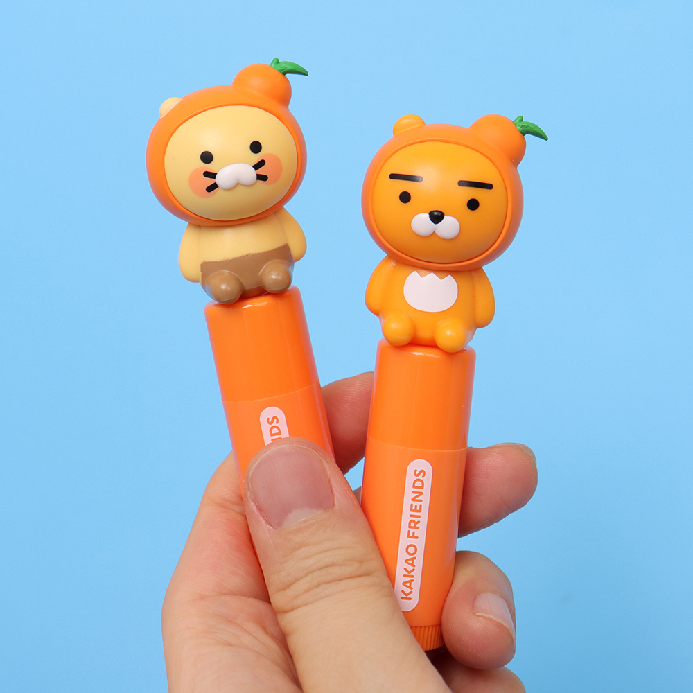카카오프렌즈 한라봉 립밤 2종 립케어 춘식이 라이언 제주도기념품 이미지