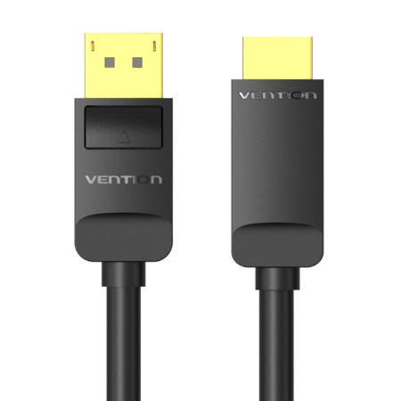 HADBG Displayport 1.1 to HDMI 1.4 변환케이블 무산소동 락킹커넥터 금도금 3중 쉴드