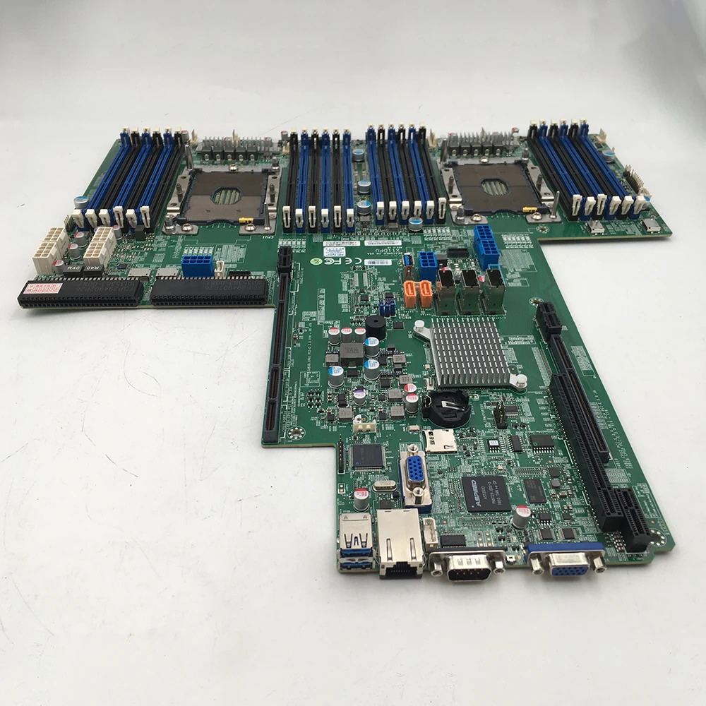 마더보드 대 Xeon 확장 프로세서 14개 SATA36Gbps 포트 X11DPU듀얼 소켓 LGA-3647 컨트롤러