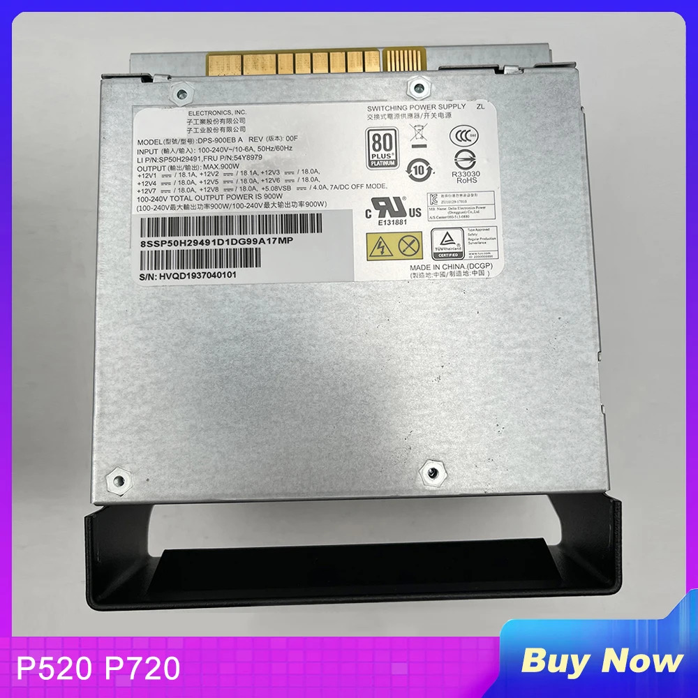Lenovo호환 P520 P720 900W 54Y8979 워크스테이션 전원공급장치DPS-900EB A