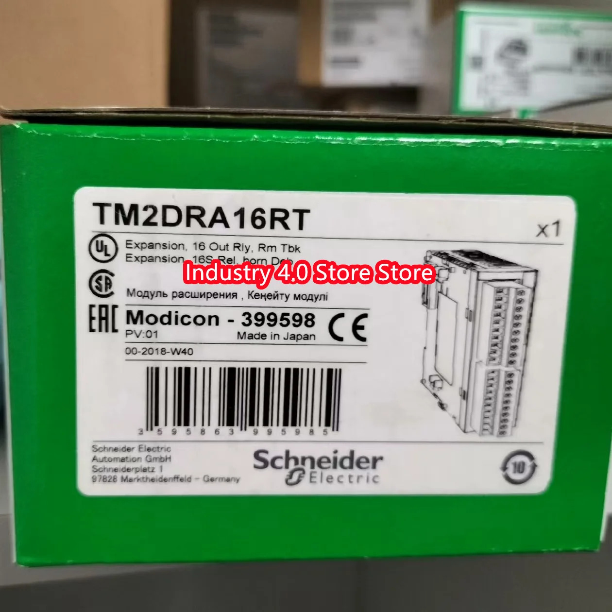 TM218LDA40DRN TM2AMM6HT TM2DRA16RT TM3DI32K TSX3721001 오리지널 신