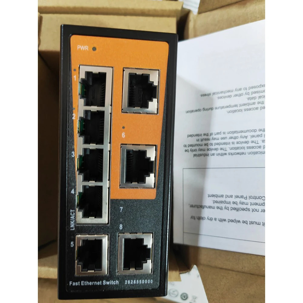 2828550000  Weidmuller 산업스위치 IE-SW-ELB-08-8TX용