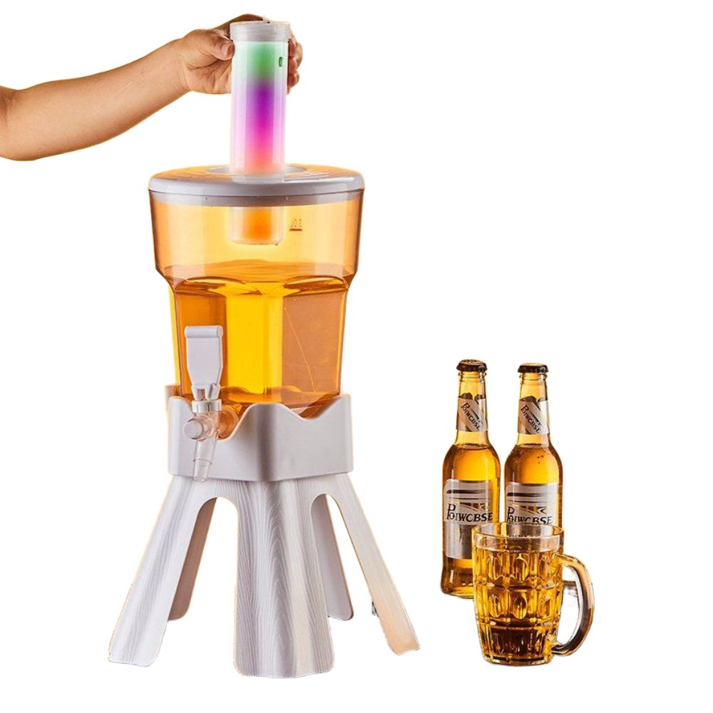LED 맥주타워 3리터 생맥주 맥주 음료 디스펜서 콜라 드래프트 컨테이너 맥주제조 - 상세 이미지 2