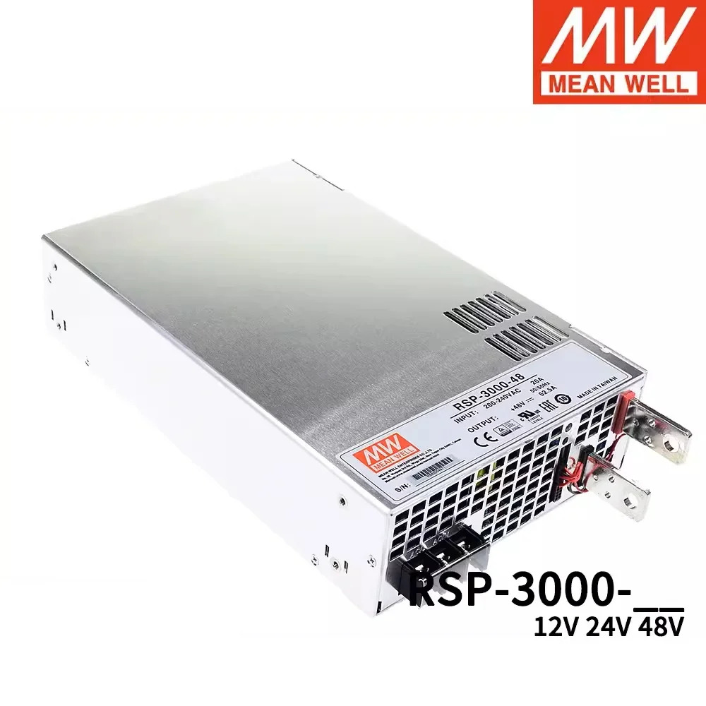 MEAN WELL RSP-3000-24V 고전력 DC 스위칭 전원공급장치 3000W125A 병렬로 조정 RSP-3000