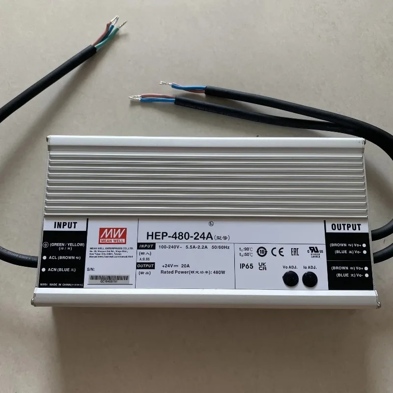 MEAN WELL HEP-480 HEP-480-24A 24V 20A 480W 가혹환경 전원공급장치