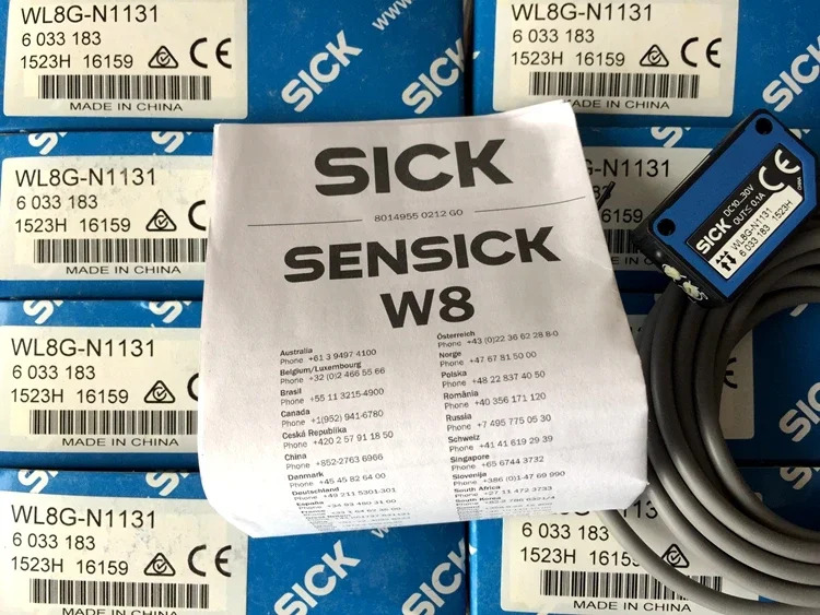 원본 SICK WL8G-N1131 반사 광전스위치