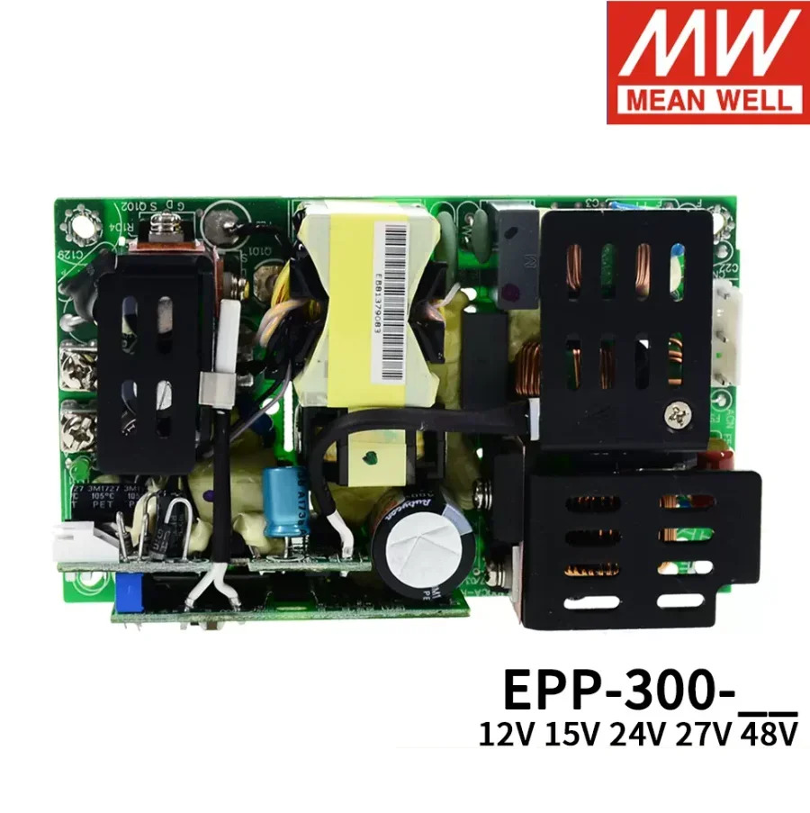 Mean Well EPP-300 300W 베어 보드 스위칭 전원공급장치12V 15V 24V 27V 48V 고효율 에너지 절약 저손실 SMPS