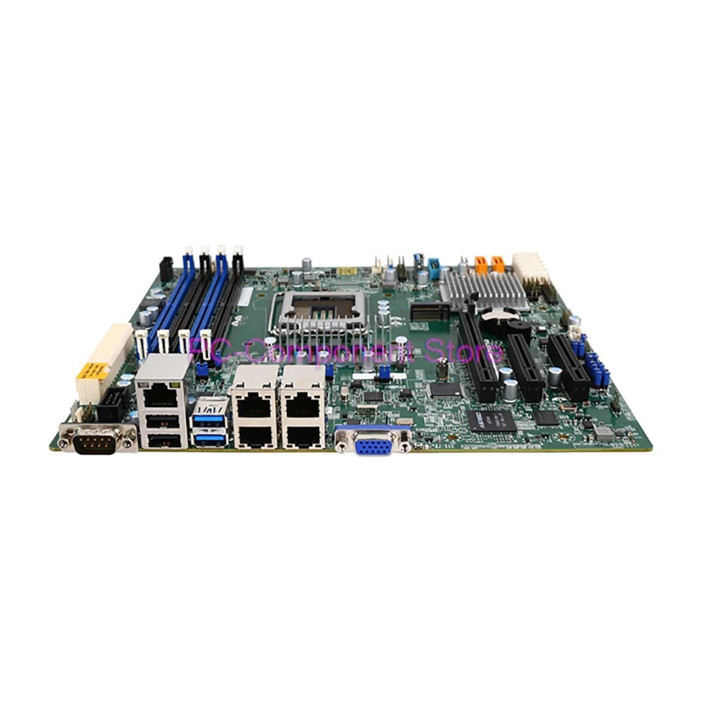 Supermicro 단일 소켓 서버 E3-1200v6v5 C236 쿼드 GbE LAN M.2 SATA3 LGA1151X11SSH-LN4F 마더보드