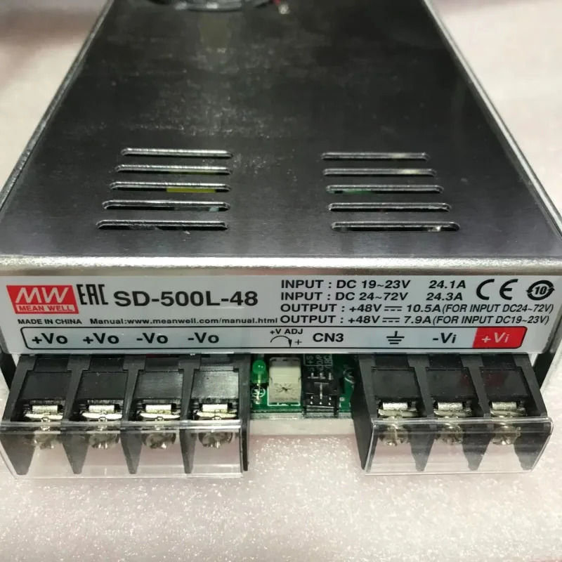 MEAN WELL SD-500L-12 SD-500L-24 SD-500L-48 SD-500H-12 SD-500H-24 SD-500H-48 500W 단일 출력 DC-DC 컨버터