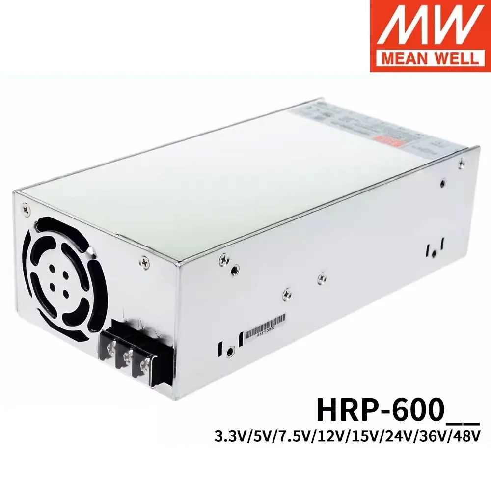 MEAN WELL HRP-600 HRP-600-12 12V 53A 600W 단일 출력PFC 기능 스위칭 전원공급장치 포함