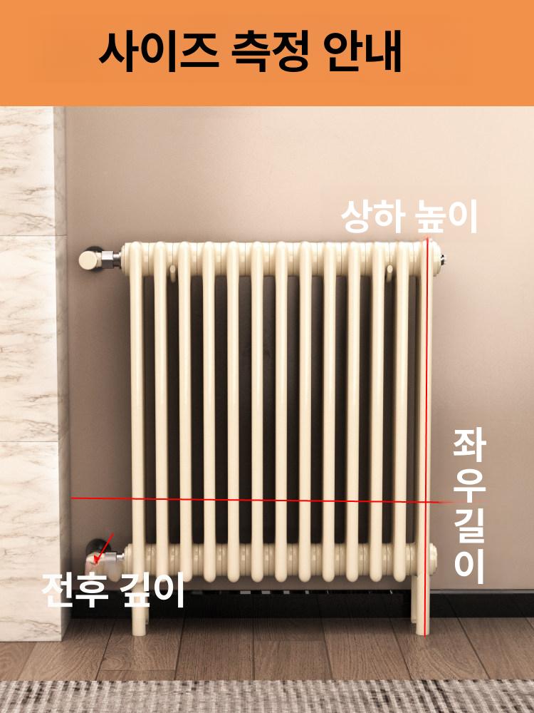 배관 커버 라디에이터 온수기 덮개 밸브 가리개 욕실 패턴 1 대리석 001 골드 엣지 없음 - 상세 이미지 3
