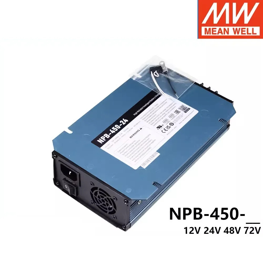 MEAN WELL NPB-450 NPB-450-12 NPB-450-24 NPB-450-48 NPB-450-72 450W 세그먼트 납산 배터리 스위칭 전원공급장치