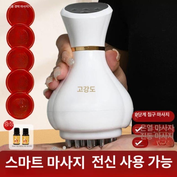 프리미엄 고주파 리프팅 홈케어 바디 마사지기 피부관리기 500ml 쑥 생강 오일압축 노즐 500ml 쑥 생강 오일압축 노즐 - 상품 이미지