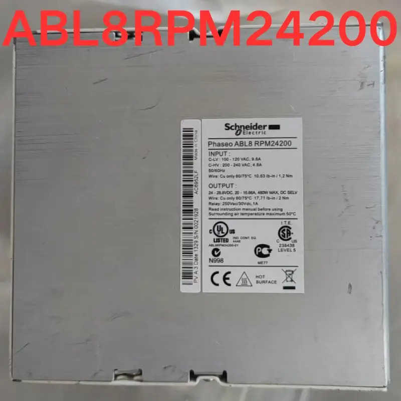 리퍼 OK 스위치 전원공급장치 ABL8RPM24200