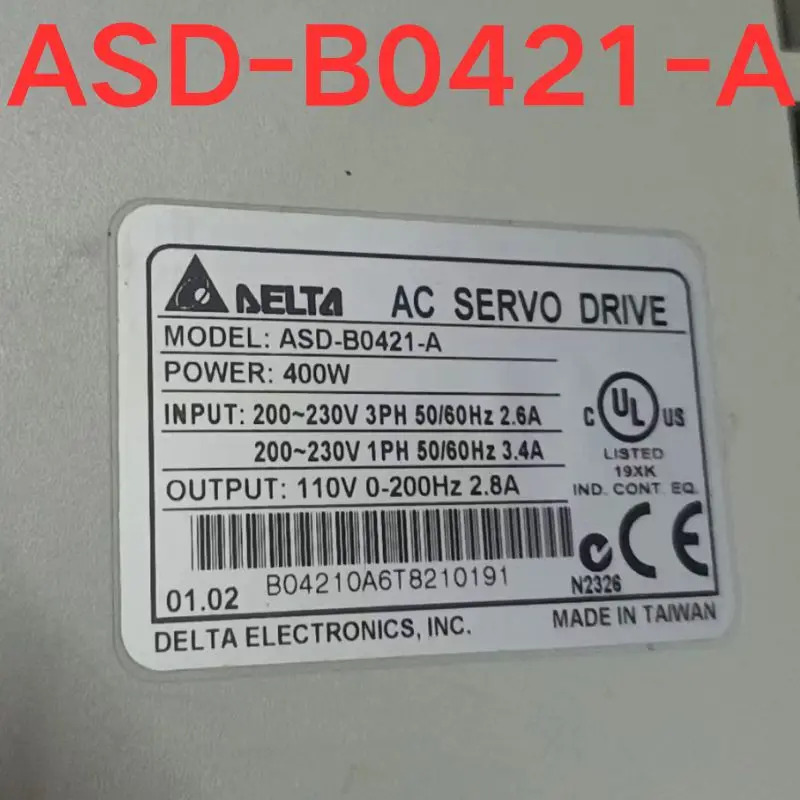 리퍼 OK 서보 드라이버 ASD-B0421-A