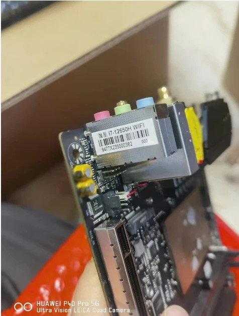 I7 12650H 통합 프로세서 ITX 메보드 17X17 배플 안테나 3 M.2 인터페이스 4 비디오