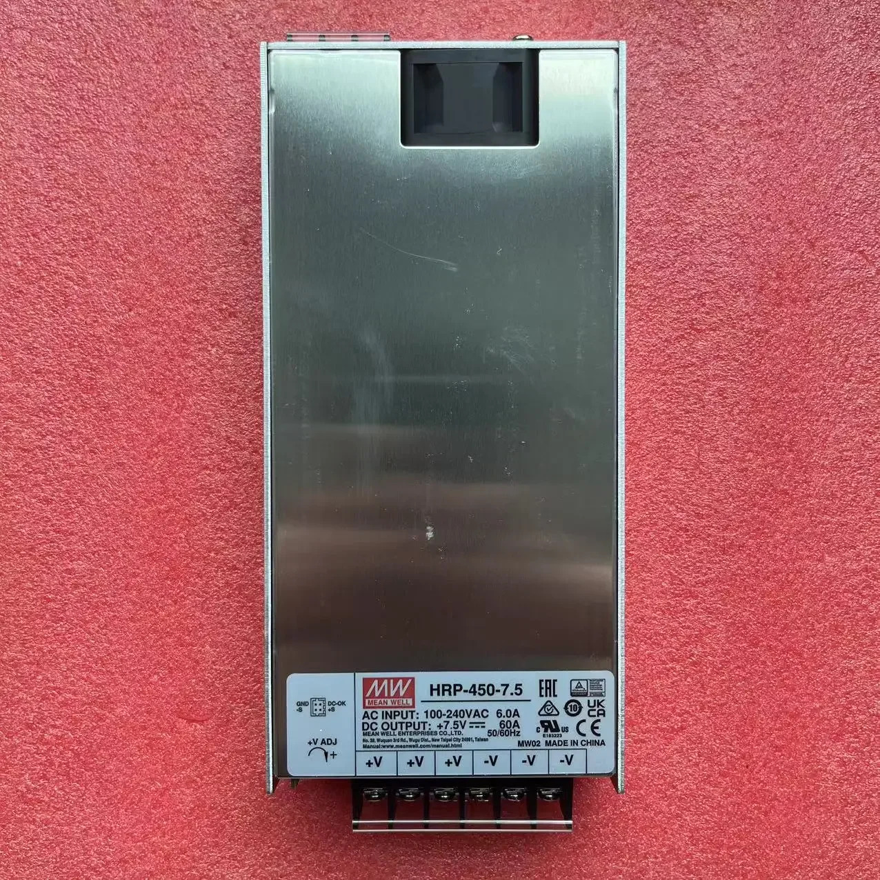 MEAN WELL HRP-450 HRP-450-24 24V 18.8A 450W 단일 출력PFC 기능 스위칭 전원공급장치 포함