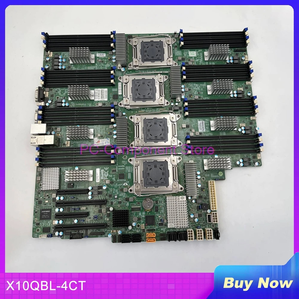Supermicro 마더보드쿼드 소켓 R1LGA 2011 지원 프로세서 E7-8800 v4/v3 E7-4800 군 X10QBL-4CT
