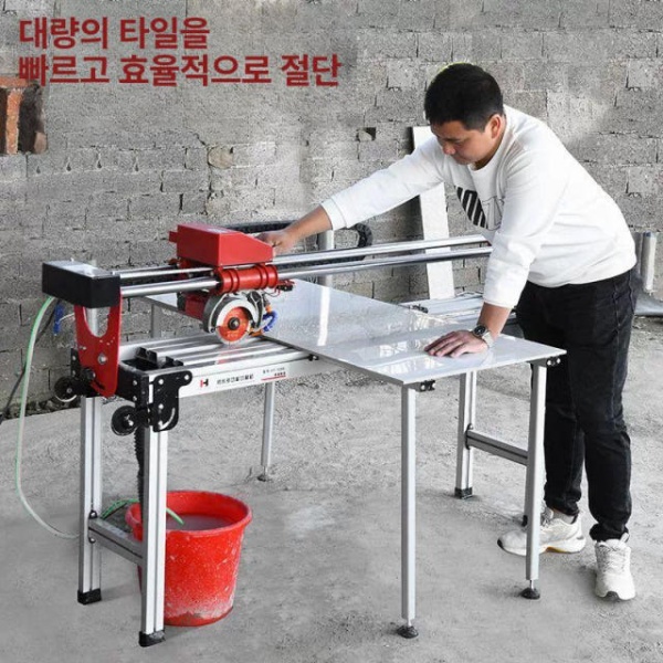 프리미엄 자동 슬라이딩 절단기 대형 습식 커터기 철제 재단기 85cm 철제 절단 85cm - 상세 이미지 3