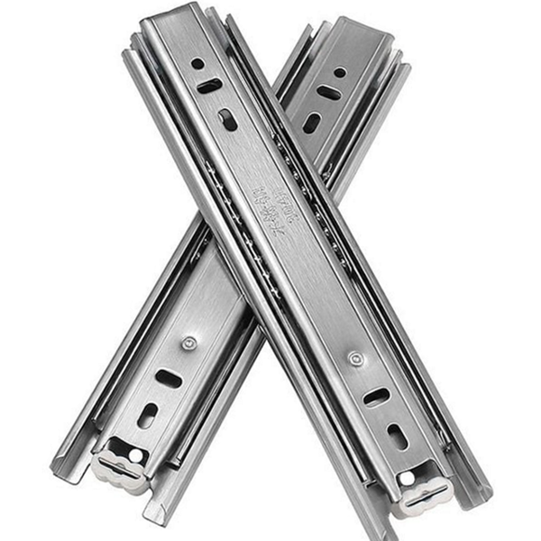 스테인리스 3단 서랍 레일 슬라이드 가구 서랍 레일 500mm 싱크대