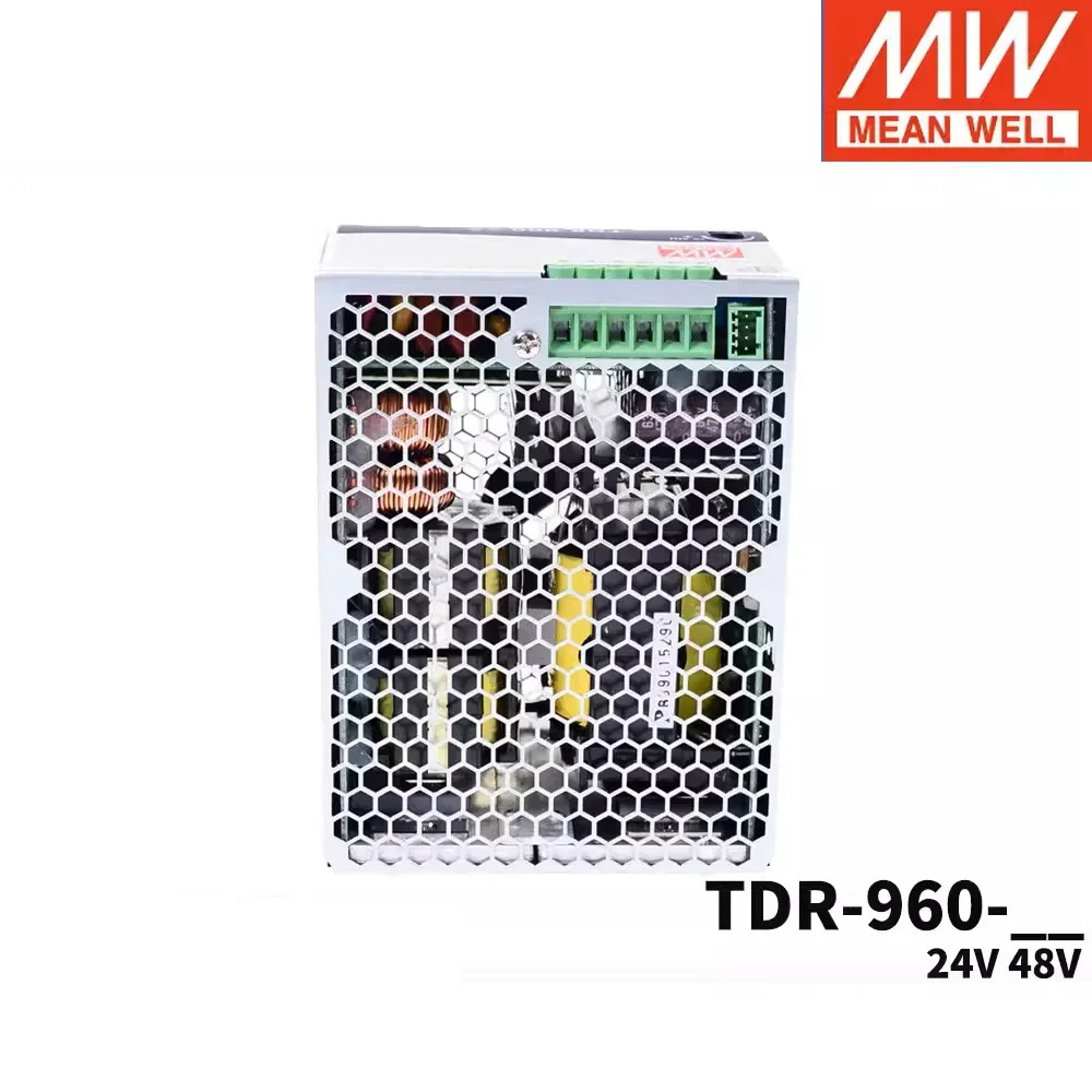 MEAN WELL TDR-960-24 TDR-960-48 960W PFC 기능 3상 산업가이드 레일 TDR-960