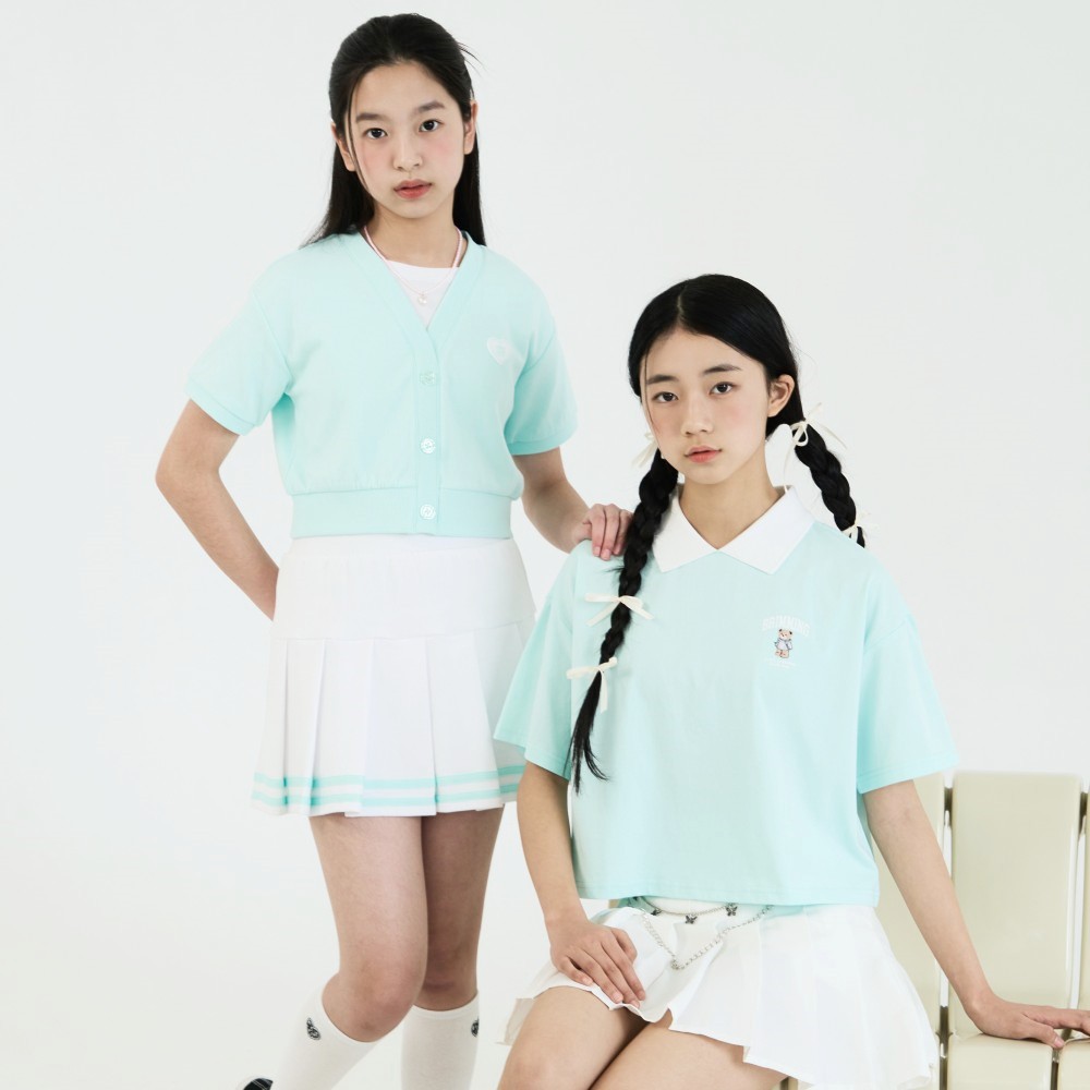더데이걸 여유핏 단정카라 반팔 TGRA24310 - 상세 이미지 4