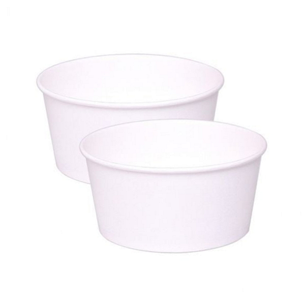 포장 일회용 분식 용기 520ml 일회용 종이 용기 반찬 음식 - 상품 이미지