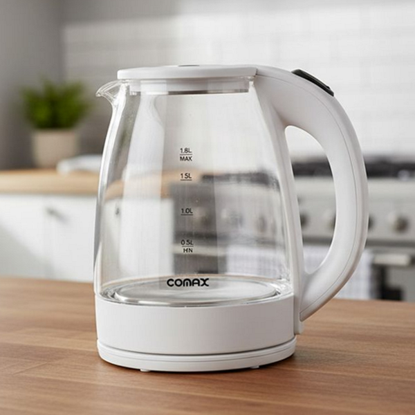 글라스 유리 전기 주전자 스테인리스 무선 전기 주전자 가정용 주방