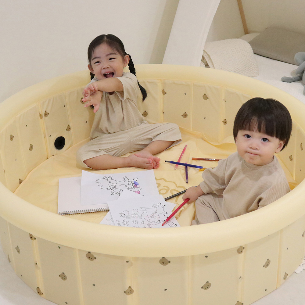 국민템 라비베베 안전가드 플레이매트 아기 유아 어린이 수영장 볼풀장 촉감놀이 - 상세 이미지 3
