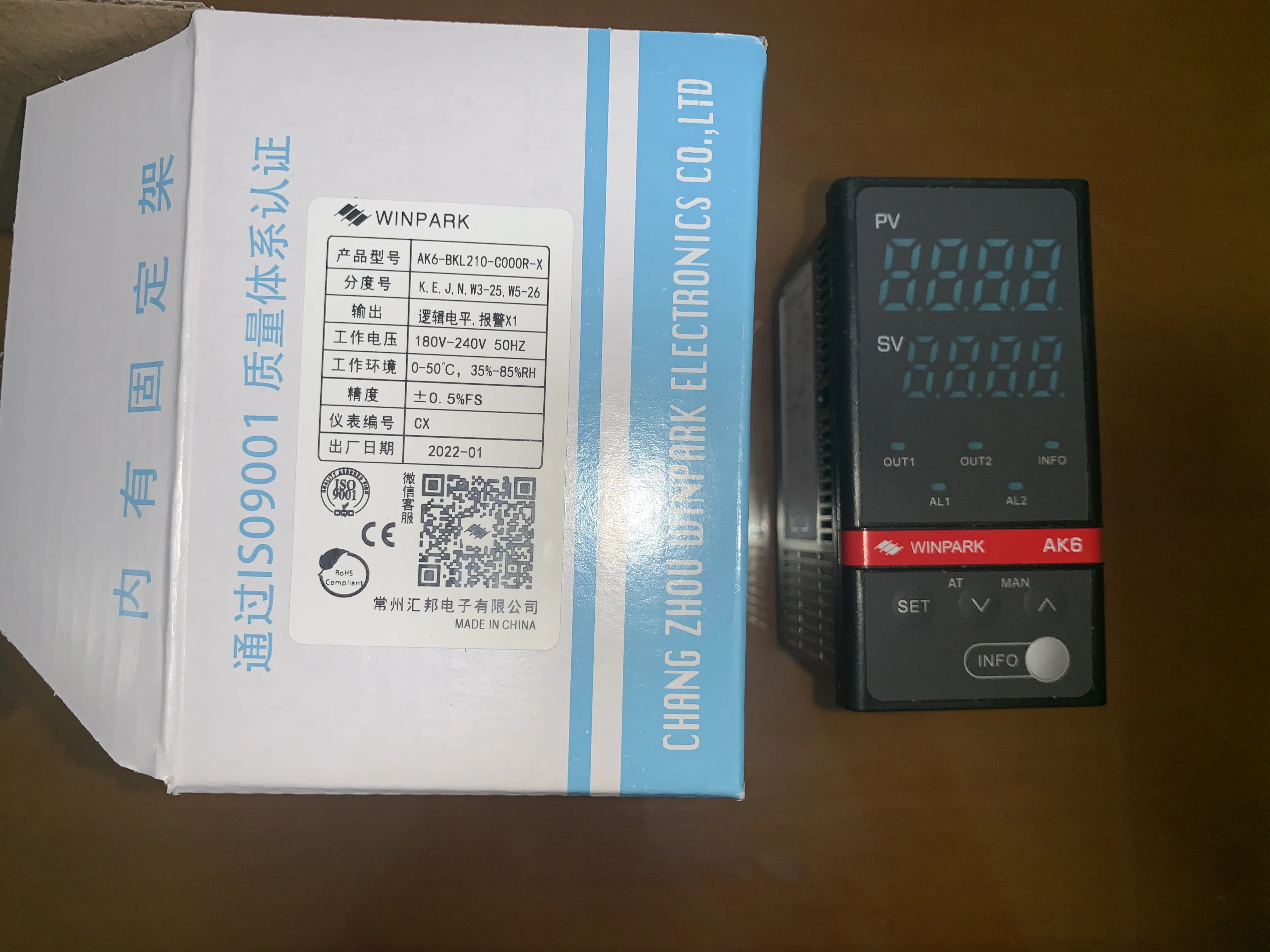 AK6-BKL210-CO0OR-X WINPARK XMTD-2C 로직 레벨 상태 온도 컨트롤러 XMTB-2C-011-0112013 대체