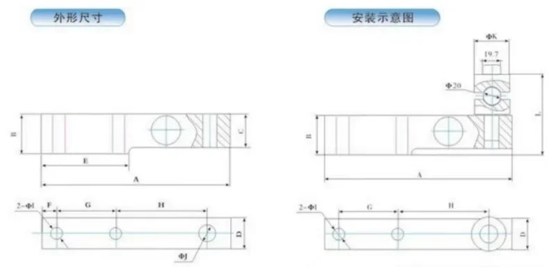 SSB-III 계량 센서 혼합 플랜트 골재 시멘트 500kg 1000kg 2000kg