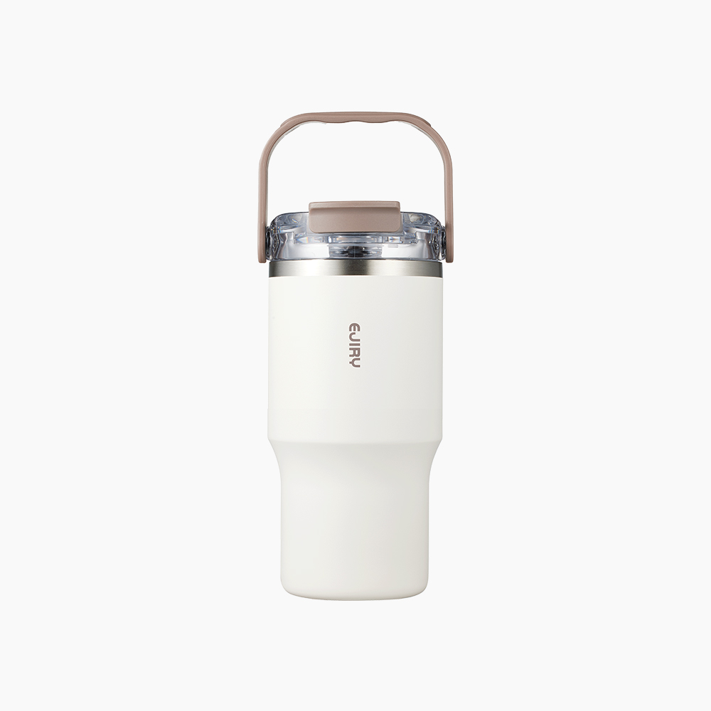 에지리 스텐 손잡이 휴대용 차량용 토트 텀블러 600ml 이미지 6